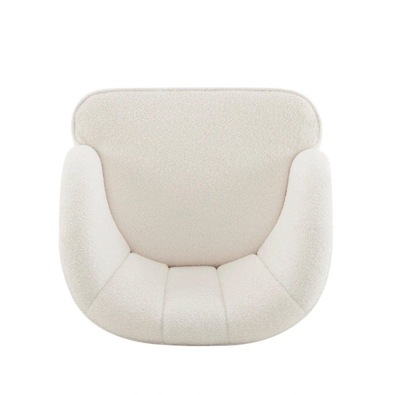 28.25" Upholstered Accent Chair With Sturdy Rubber Wood Legs for Living Room