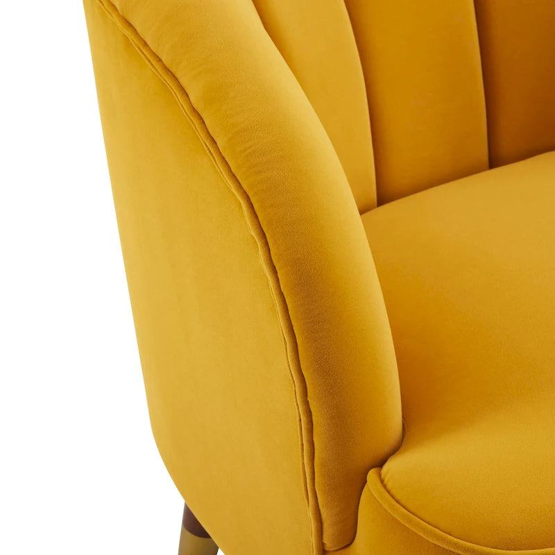 28.25" Upholstered Accent Chair With Sturdy Rubber Wood Legs for Living Room