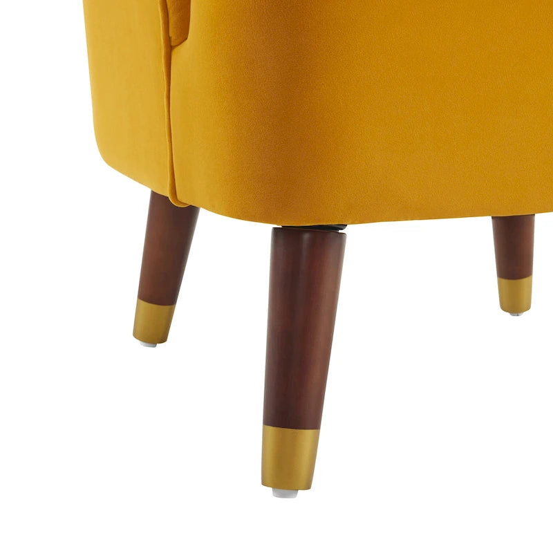 28.25" Upholstered Accent Chair With Sturdy Rubber Wood Legs for Living Room