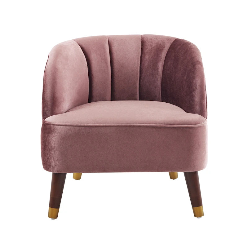 28.25" Upholstered Accent Chair With Sturdy Rubber Wood Legs for Living Room
