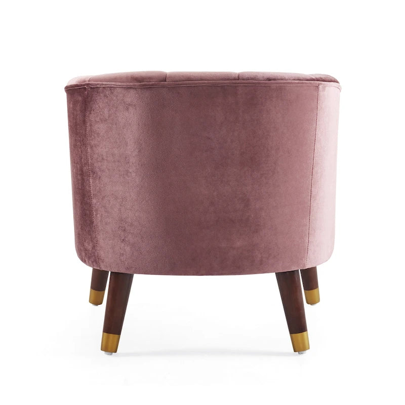 28.25" Upholstered Accent Chair With Sturdy Rubber Wood Legs for Living Room