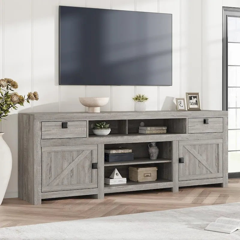 TV stolek 70" pro televizory 75/80 palců, obývací stěna s úložnými skříňkami