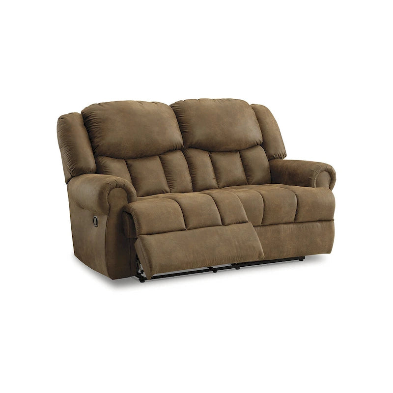 Brown Reclining Loveseat - 75W x 42D x 47H