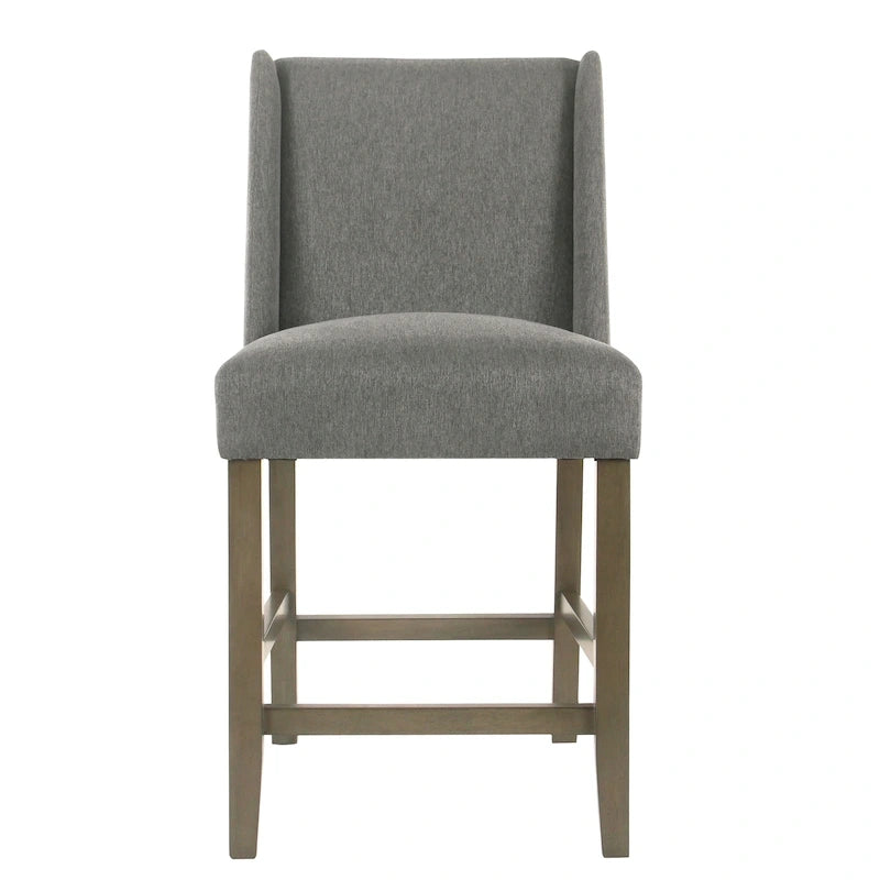 Modern 24-Inch Counter Stool - Pewter