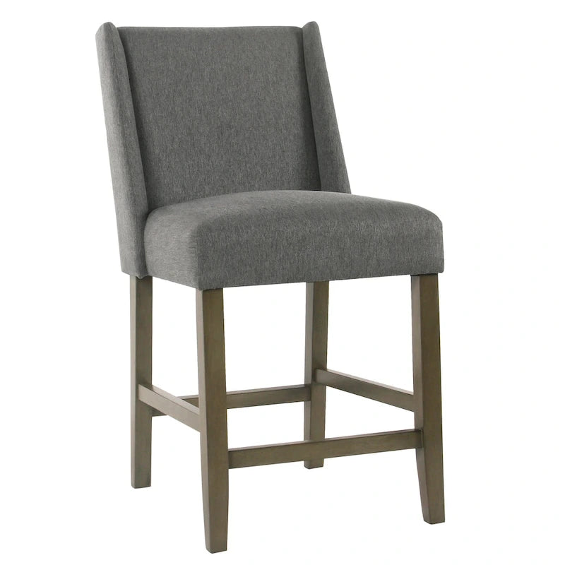 Modern 24-Inch Counter Stool - Pewter