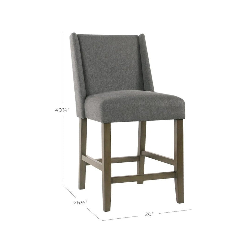 Tabouret de comptoir moderne de 24 pouces - étain