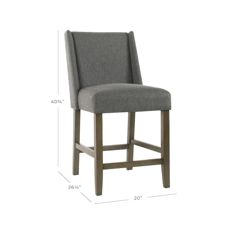 Tabouret de comptoir moderne de 24 pouces - étain