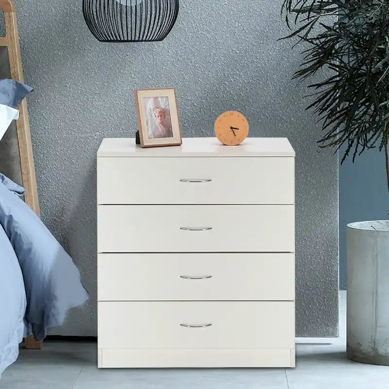 4-Drawer Storage Nightstand
