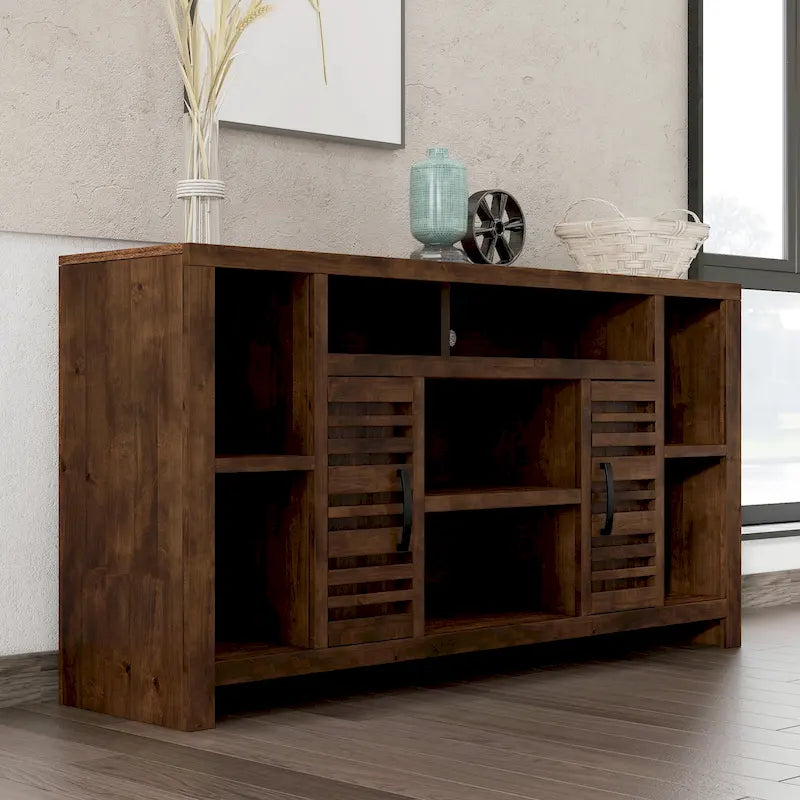 64 inch TV Stand for TVs up to 70 inches, No Assembly Required