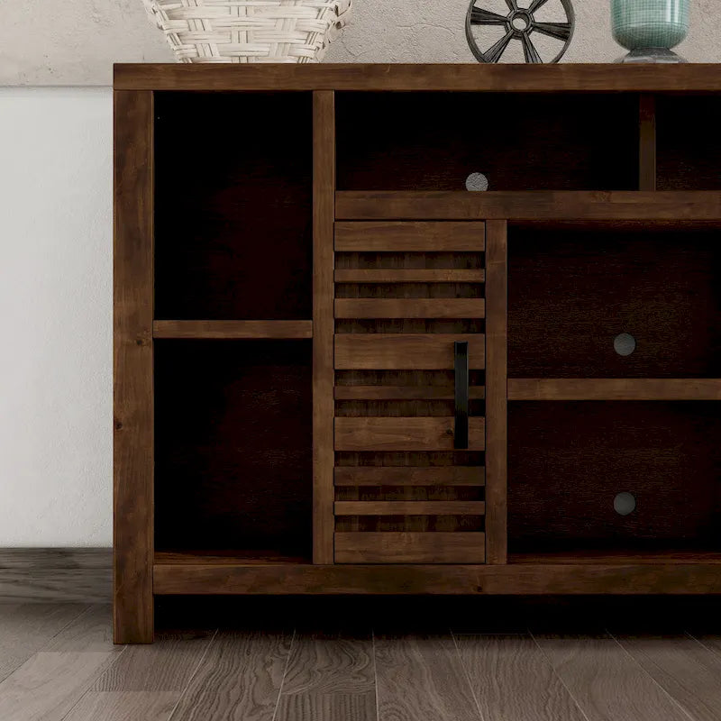 64 inch TV Stand for TVs up to 70 inches, No Assembly Required
