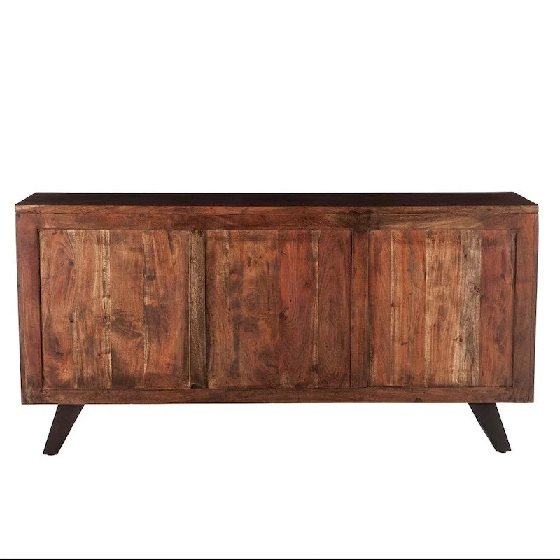 Sideboard aus Akazienholz, 68 Zoll, in Walnussholzoptik