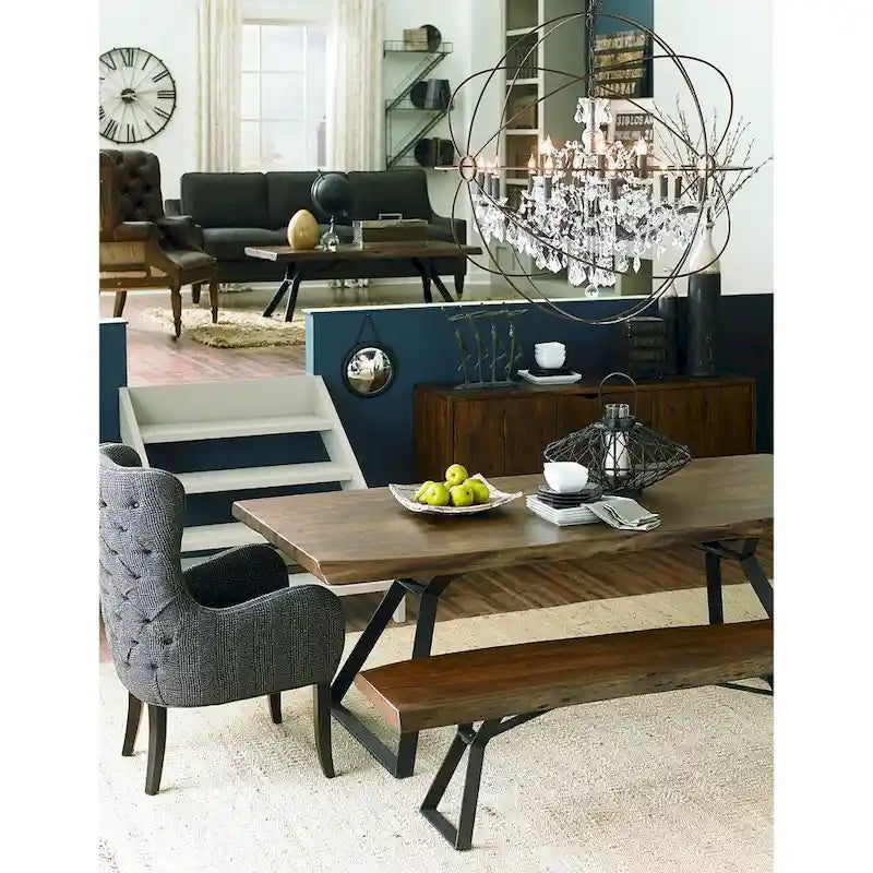 Sideboard aus Akazienholz, 68 Zoll, in Walnussholzoptik