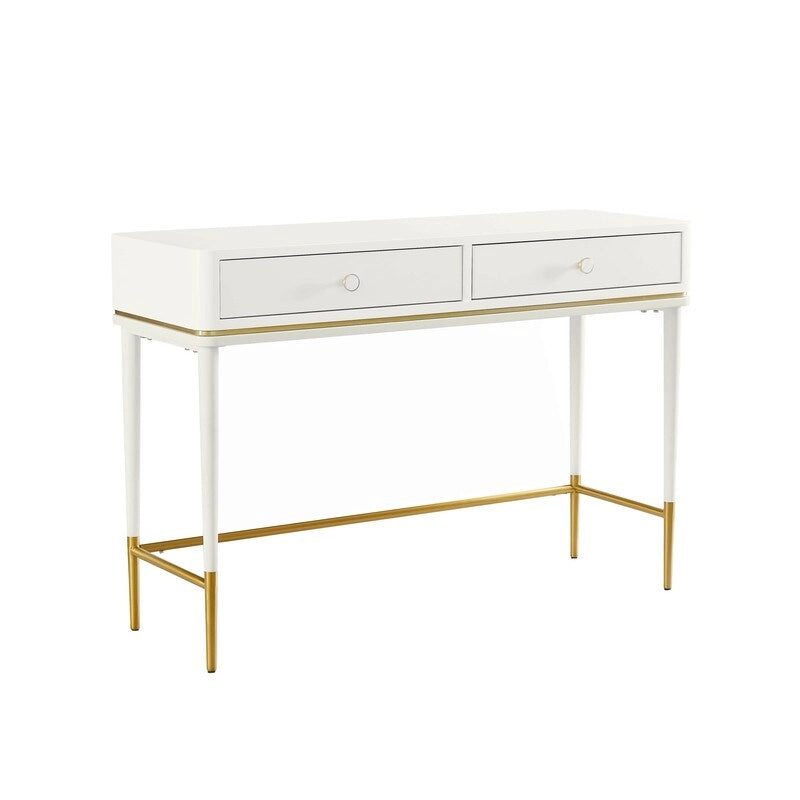 Scrivania Art Déco con due cassetti