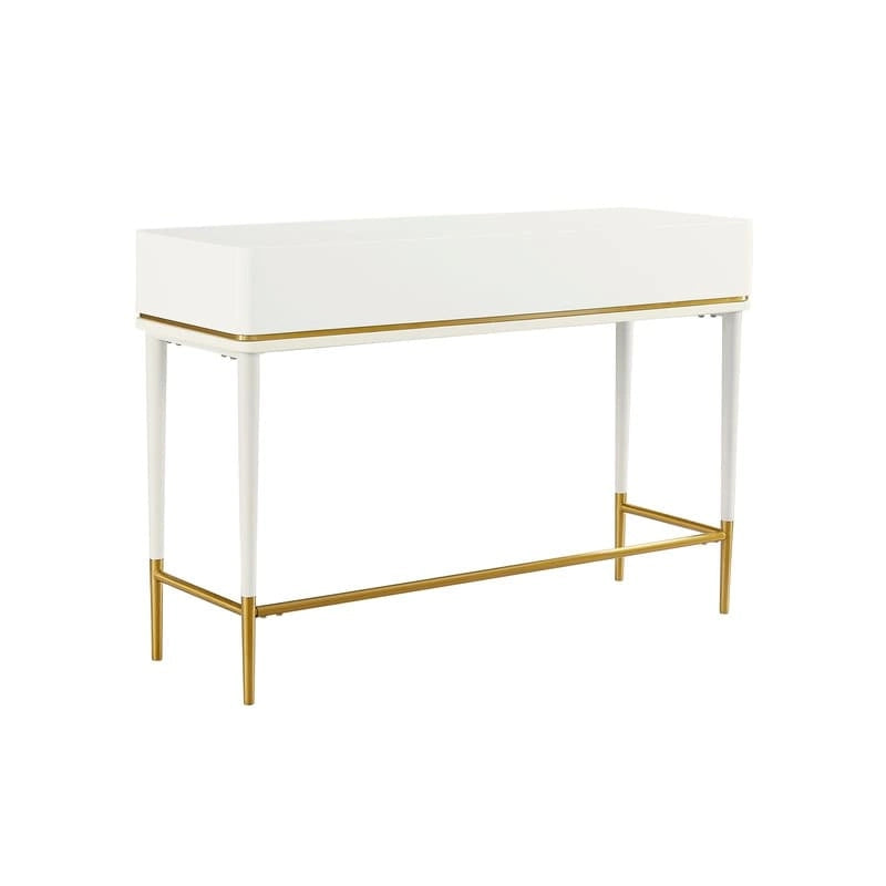 Scrivania Art Déco con due cassetti