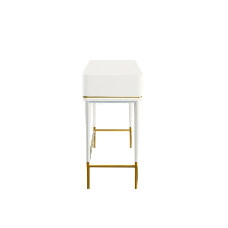 Scrivania Art Déco con due cassetti