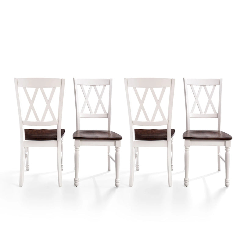 Esszimmerstuhl-Set aus 4 Teilen - 4 Stühle
