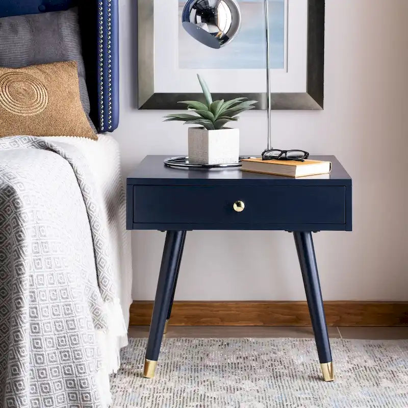 Gold Cap End Table - 24Wx24Dx22H