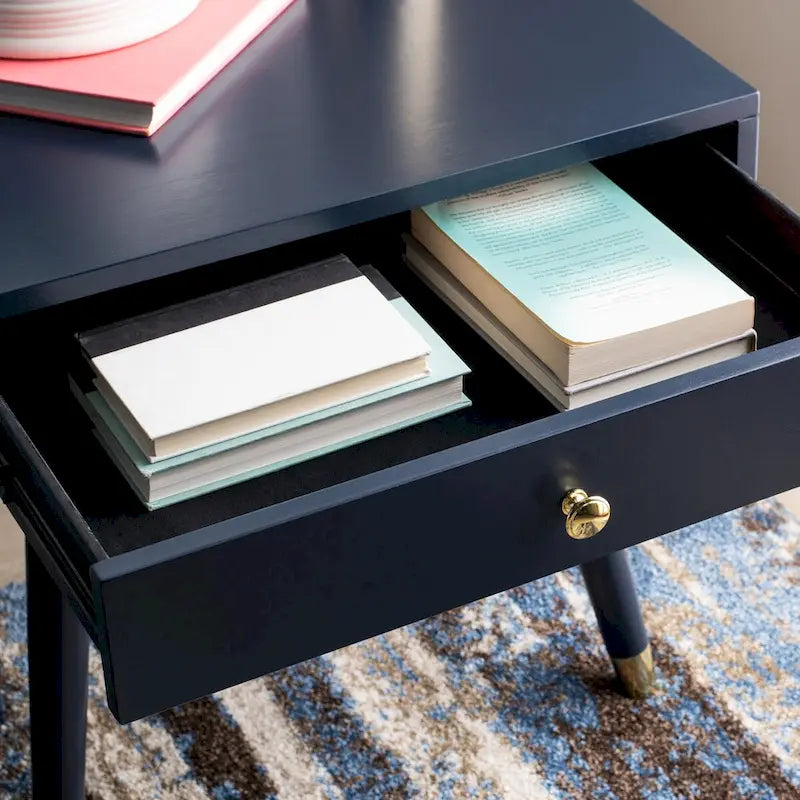 Gold Cap End Table - 24Wx24Dx22H