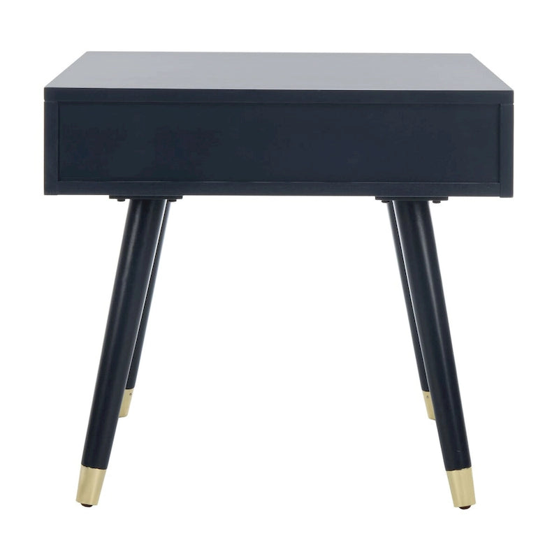 Gold Cap End Table - 24Wx24Dx22H
