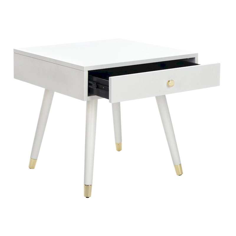 Gold Cap End Table - 24Wx24Dx22H