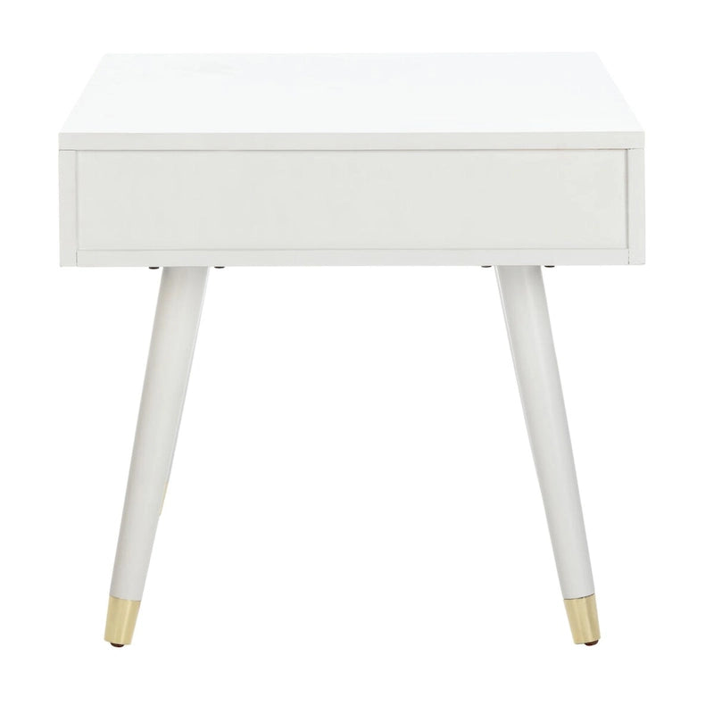Gold Cap End Table - 24Wx24Dx22H