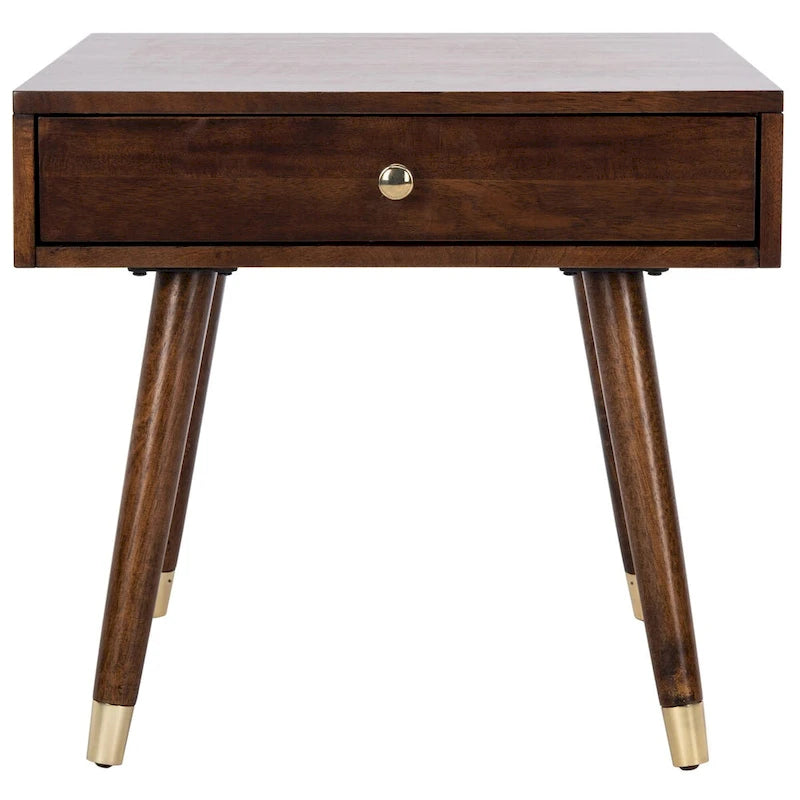 Gold Cap End Table - 24Wx24Dx22H
