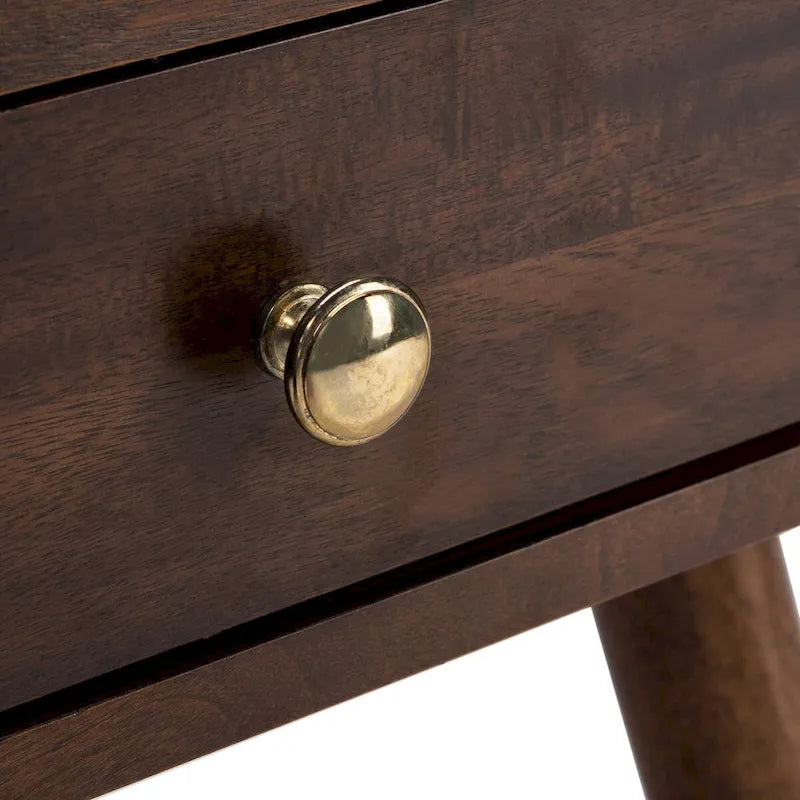 Gold Cap End Table - 24Wx24Dx22H
