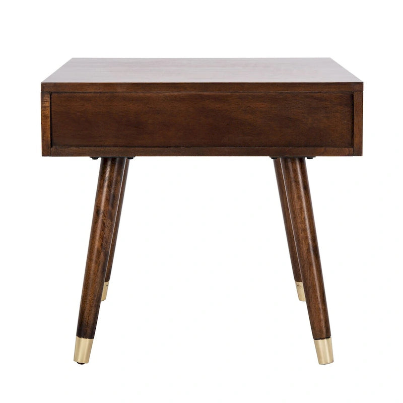 Gold Cap End Table - 24Wx24Dx22H