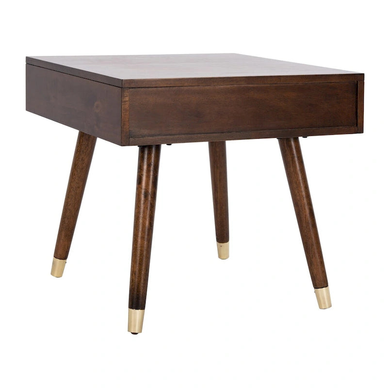 Gold Cap End Table - 24Wx24Dx22H