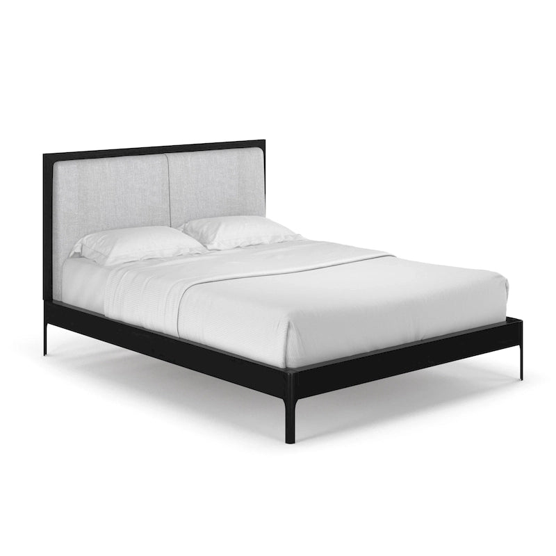 Queen Size Bed with Low-Profile Platform Frame