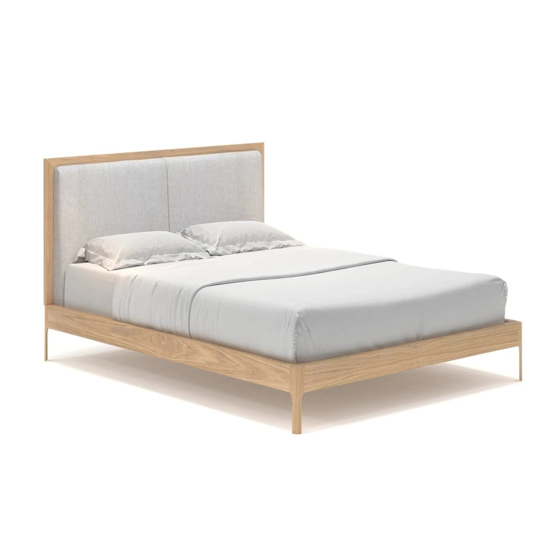 Queen Size Bed with Low-Profile Platform Frame