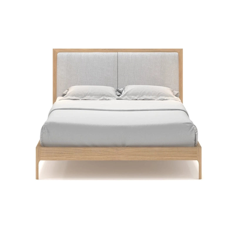 Queen Size Bed with Low-Profile Platform Frame