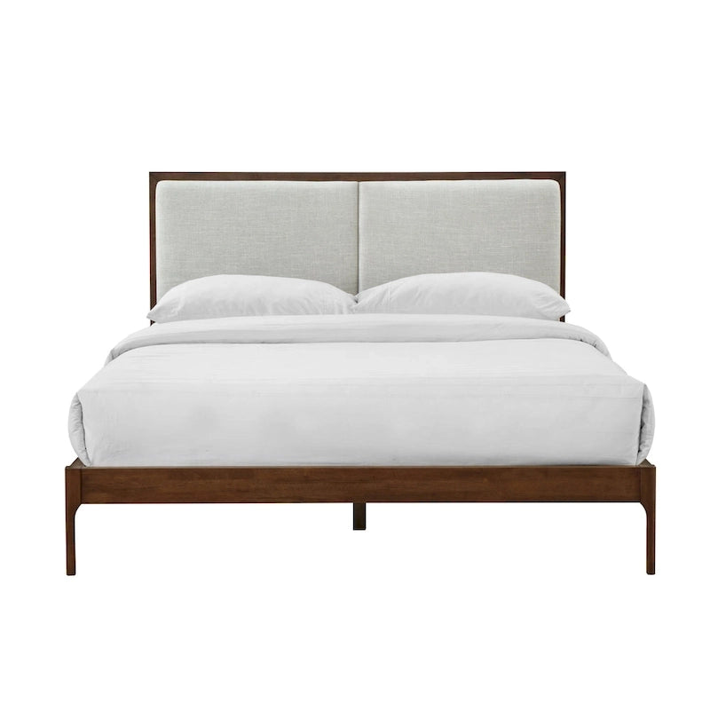 Queen Size Bed with Low-Profile Platform Frame