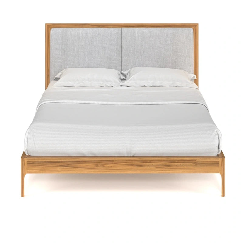 Queen Size Bed with Low-Profile Platform Frame