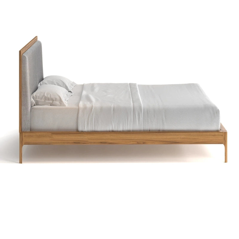 Queen Size Bed with Low-Profile Platform Frame