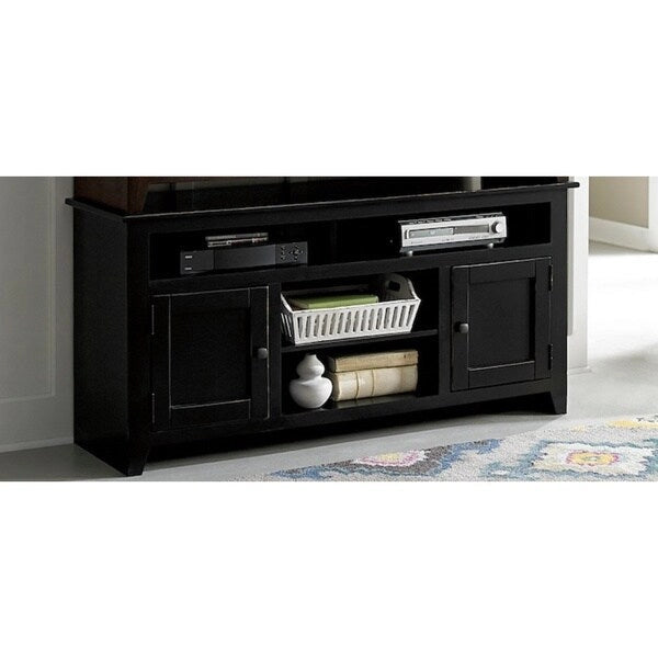 Console de divertissement en bois de pin de 58 pouces