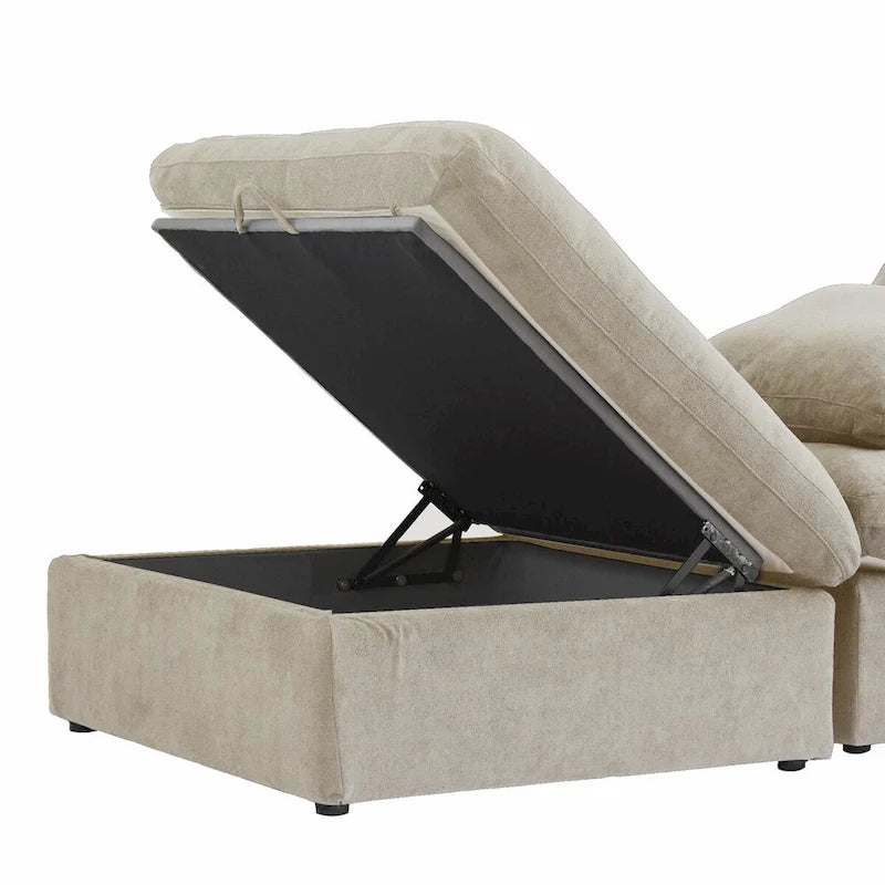 2-Seater Sofa Couch with Pillows for Living Room