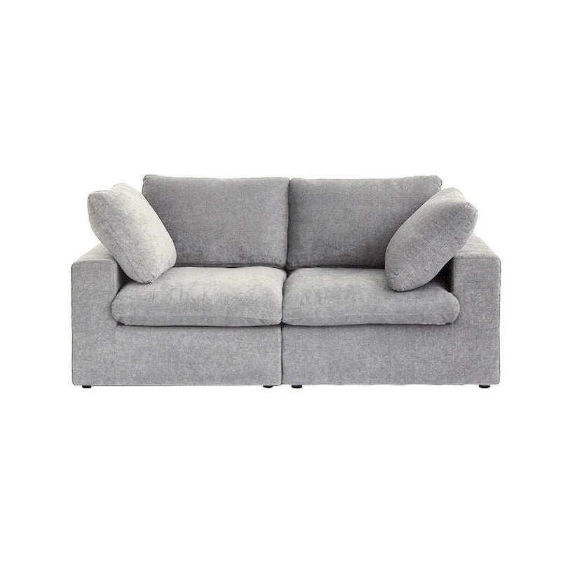 2-Seater Sofa Couch with Pillows for Living Room