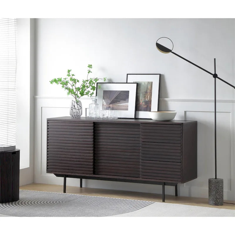 TV Stand with Storage for Living Room